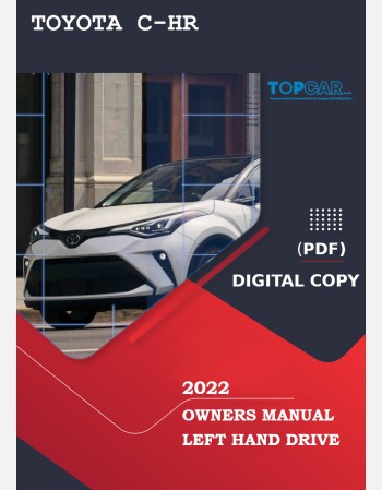 toyota c-hr 2022 owners manual